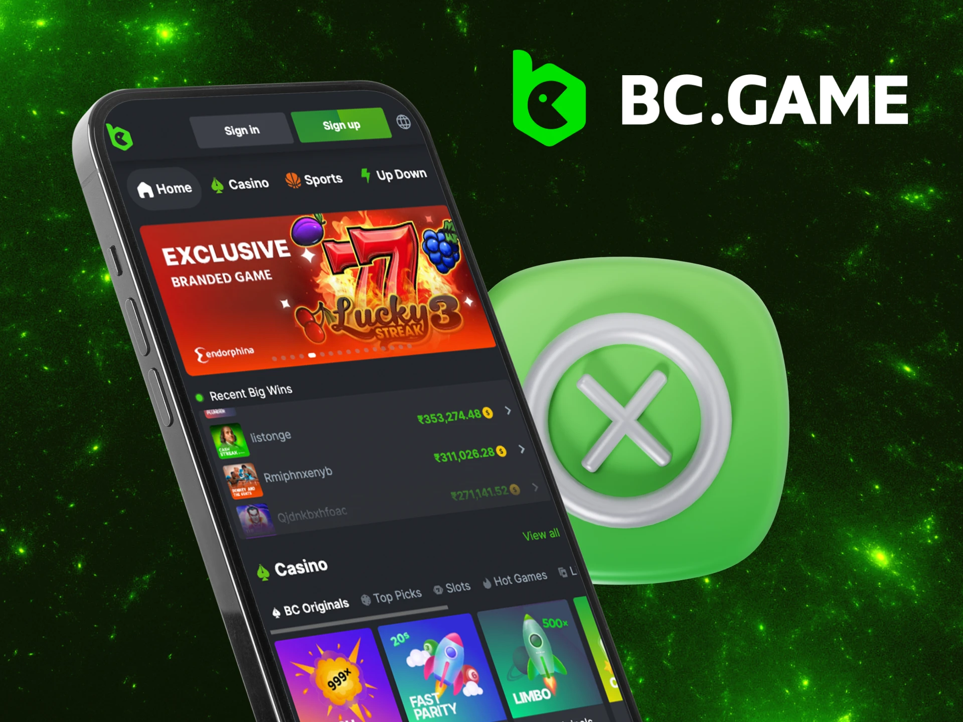How to uninstall the BC Game application.