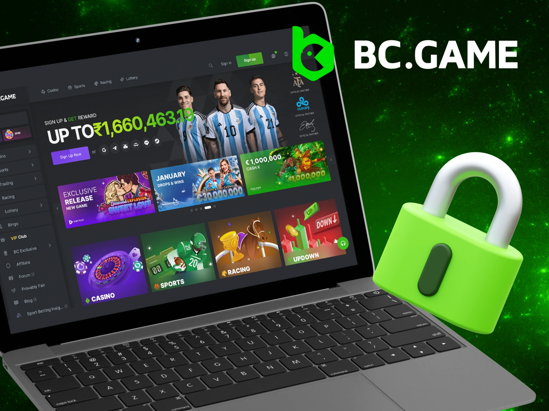 Is my personal data protected at the BC.Game online casino.