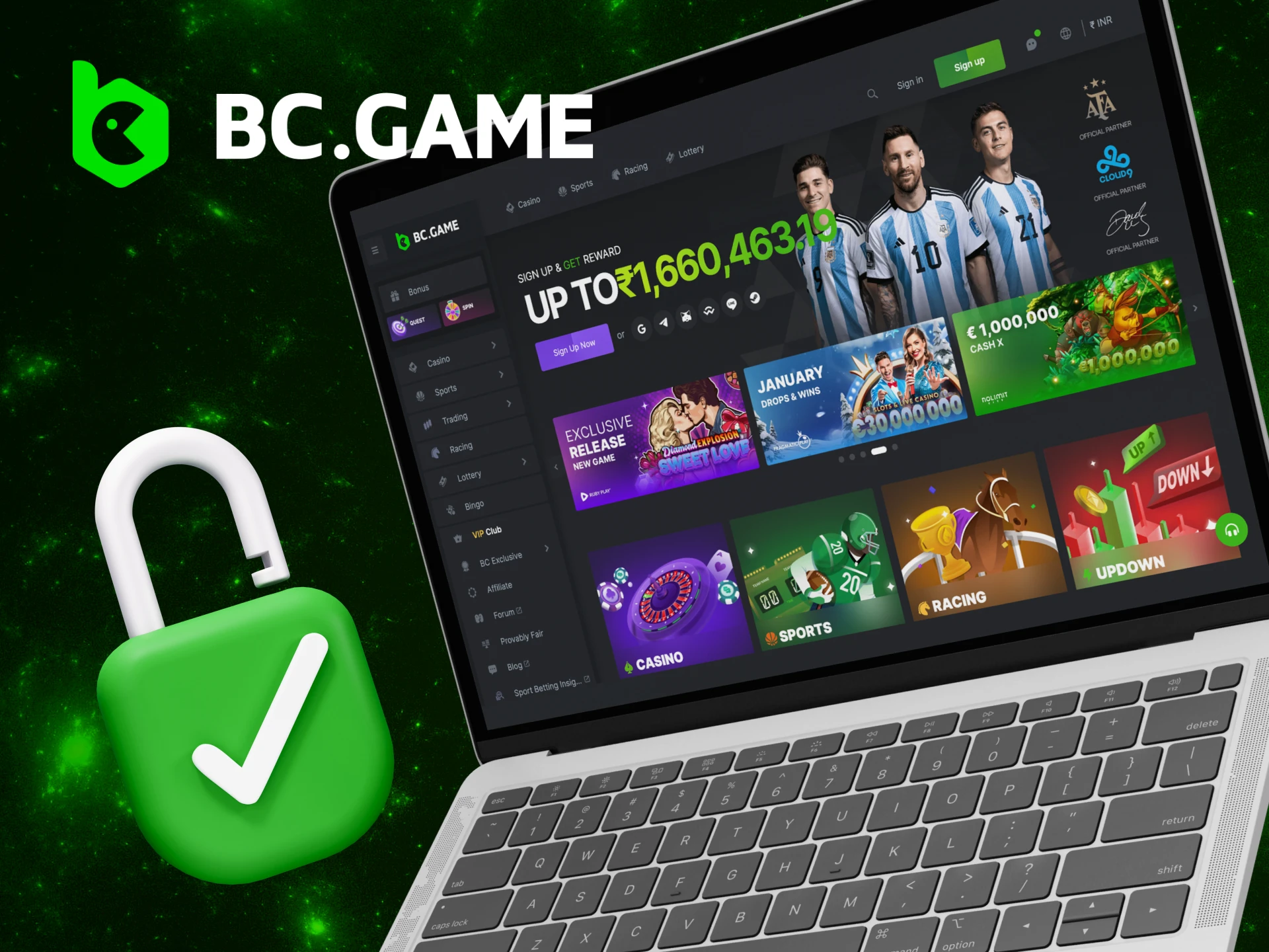 What are the anti-fraud rules at the BC Game online casino in India.