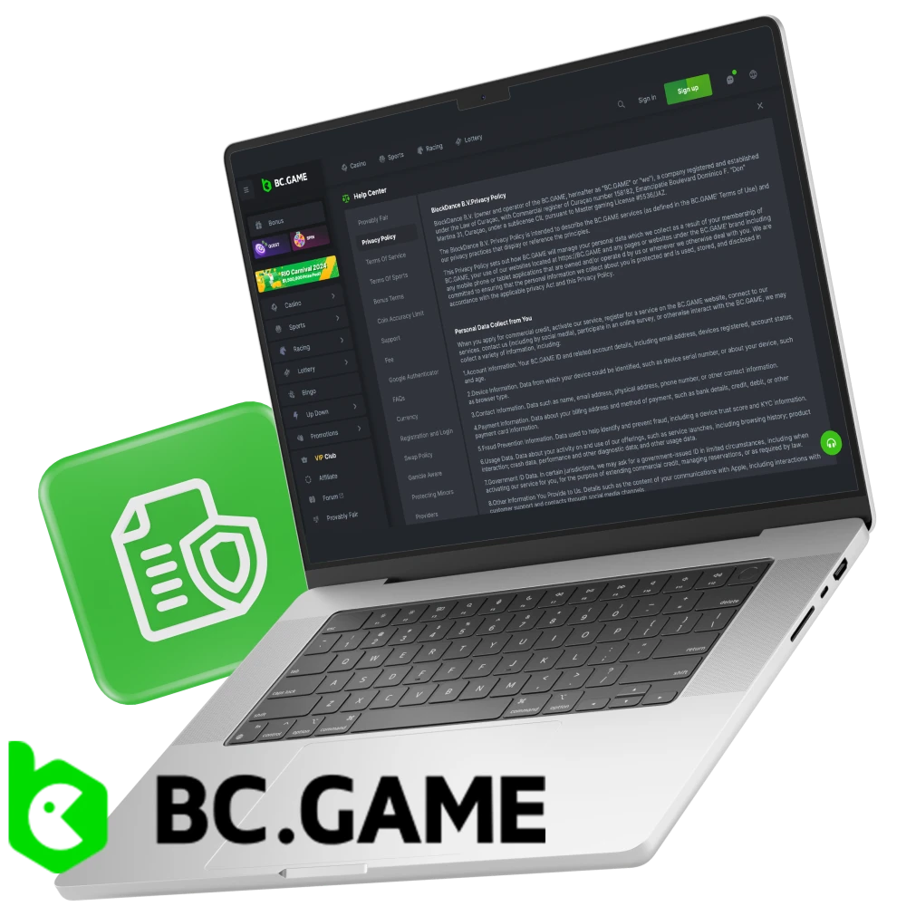 Does the BC Game online casino in India protect users’ personal data.
