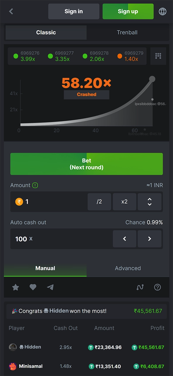 Keep an eye on the BC Game Crash curve to cash out your bet in time.